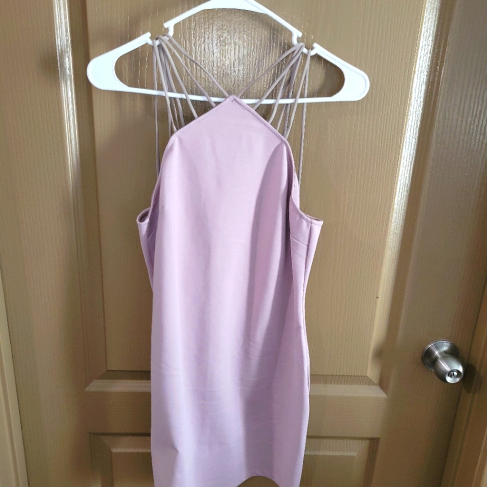 Blush cocktail dress